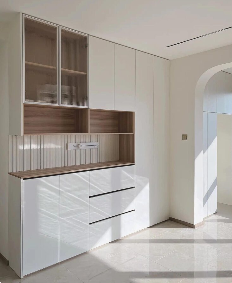 white kitchen cabinet