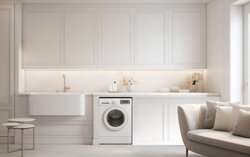 How Can Custom Laundry Cabinets Elevate Your Laundry Room's Organization?