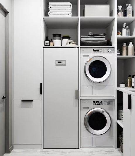 Modern Style Laundry Cabinets