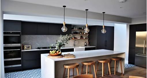 Modern Matte Black Kitchen Cabinets: A Stylish Design Overview